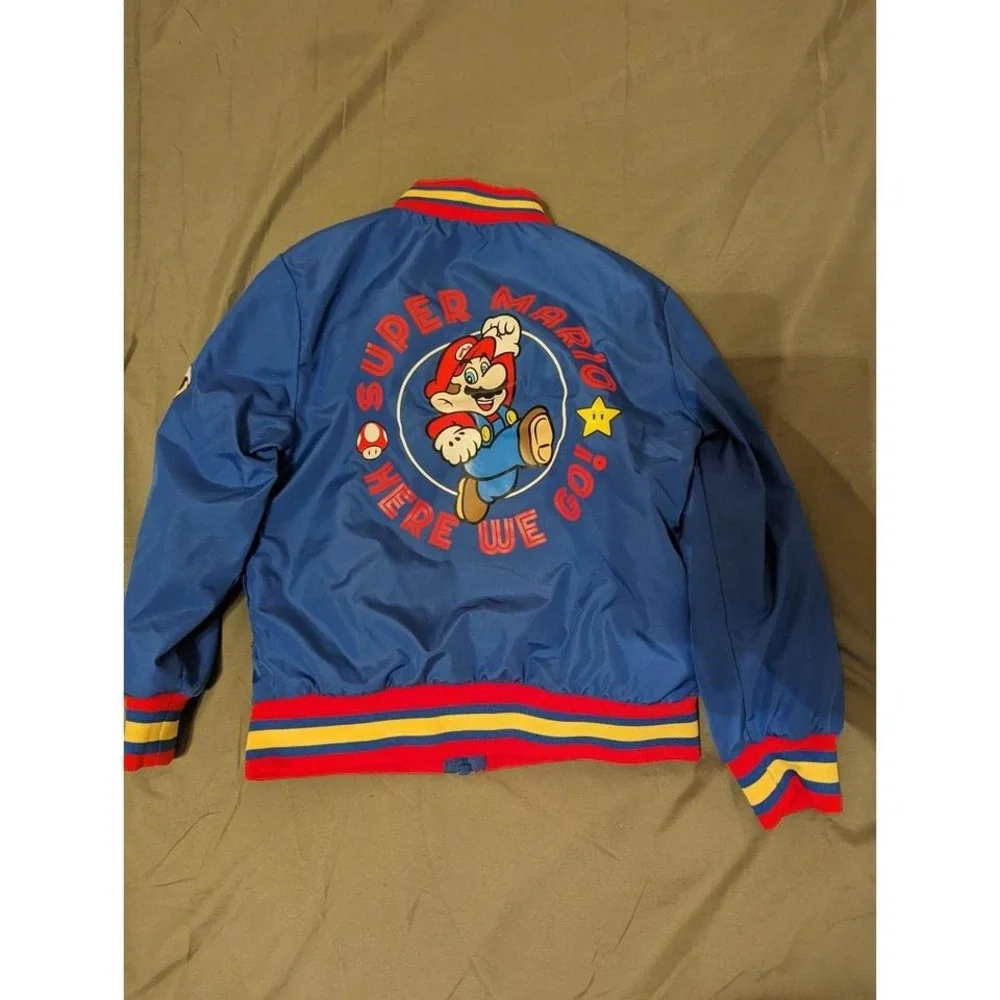 Nintendo‎ kids size 5/6 mario bomber jacket 2023